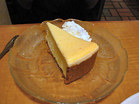 ヴィッツハワイアンステーキハウスのチーズケーキ