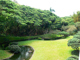 ハワイ大学　日本庭園